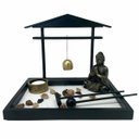 Ver mais imagens de Enfeite Decorativo Ornamental Buda Jardim Zen Incensário Porta Incenso