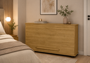 Ver imagem 1 de Baú Italia Cinamomo Organizador Multiuso Cômoda 136cm MDF