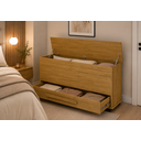 Ver imagem 2 de Baú Italia Cinamomo Organizador Multiuso Cômoda 136cm MDF