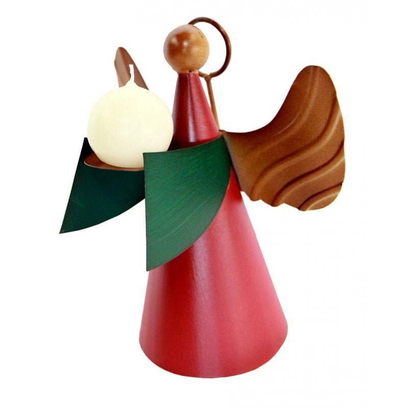 Anjo Decoração de Natal de Ferro Artesanal Rustico para Sala - Prato - 1