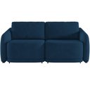Ver imagem 6 de Sofá Cama para Sala de Estar 2 Lugares 196cm Montserrat K01 Veludo Azul Marinho - Lyam Decor