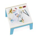 Ver imagem 3 de Mesinha Infantil Madeira Mesa Azul MDF Didatica Estudos Lanche Multiuso Brinquedoteca Quarto Crianca