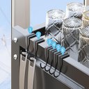 Ver imagem 5 de Escorredor Loucas Pia Suspenso Organizador Multifuncional Armario Porta Rack Inox Armario Grande Sup