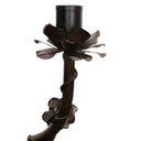 Ver imagem 7 de Lustre de Sala de Tv Artesanal com Flores de Ferro Rustico Leve - Verniz