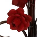 Ver imagem 4 de Abajur Quarto de Casal Artesanal de Ferro Decorativo Simples - Vermelho Escuro