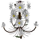 Ver imagem 1 de Luminária de Varanda e Cozinha e Area Gourmet de Ferro Decorativa Grande - Branco