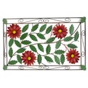 Ver imagem 1 de Moldura Artesanal de Ferro Colonial Rustico para Parede com Flores - Vermelho