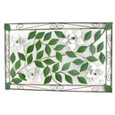 Ver imagem 1 de Moldura Rustica com Flores de Ferro Artesanais para Varanda - Branco
