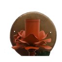 Ver imagem 5 de Luminária Arandela de Parede com Flores Rustica para Quarto de Casal - Laranja