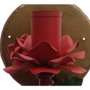 Ver imagem 5 de Luminária Arandela de Parede com Flores Rustica para Quarto de Casal - Vermelho Escuro