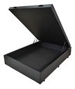 Ver imagem 2 de Base para Cama Box Casal Martin Premium com Baú (47x138x188) Preta