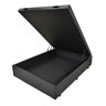 Base para Cama Box Casal Martin Premium com Baú (47x138x188) Preta - 1