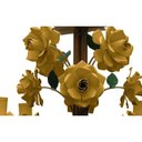 Ver mais imagens de Lustre Artesanal de Metal Envelhecido Decoração de Ambiente Alegre - Amarelo