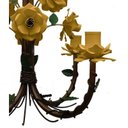 Ver imagem 7 de Lustre Artesanal de Metal Envelhecido Decoração de Ambiente Alegre - Amarelo