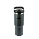 Ver imagem 1 de Copo Térmico Inox 900ml com Canudo Flip Straw Gelado 12h:preto