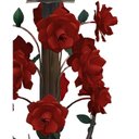 Ver imagem 5 de Lustre em Ferro Rustico Flores para Cozinha e Varanda - Vermelho escuro