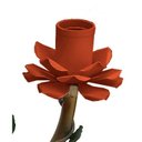 Ver imagem 5 de Lustre de Ferro Simples Rustico Corredor de Apartamento com Flores - Laranja