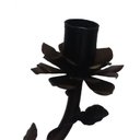 Ver imagem 6 de Lustre de Ferro Simples Rustico Corredor de Apartamento com Flores - Verniz