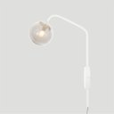 Ver imagem 7 de Arandela New Figo Branco C/ Plug e Interruptor - Vidro Fumê