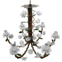 Ver imagem 1 de Lustre para Sala Iluminação Interna Artesanal Mineira Colorida - Branco