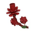 Ver imagem 6 de Lustre de Ferro Rustico Artesanal para Varanda 02 Bocais - Vermelho escuro