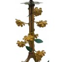 Ver imagem 6 de Lustre de Ferro Rustico Artesanal para Varanda 02 Bocais - Amarelo