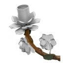Ver imagem 5 de Lustre de Ferro Rustico Artesanal para Varanda 02 Bocais - Branco