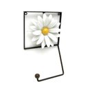 Ver imagem 1 de Porta Papel Higienico de Parede Rustico Banheiro com Flor de Ferro - Branco