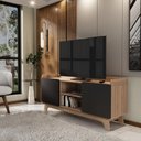 Ver imagem 2 de Rack para Tv até 65'' com 2 Portas 150cm John - Preto