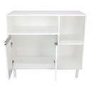 Ver imagem 3 de Balcão 2 Portas 100% Mdf P/ Fruteira, Bebedouro, Micro-ondas