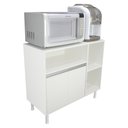 Ver imagem 5 de Balcão 2 Portas 100% Mdf P/ Fruteira, Bebedouro, Micro-ondas