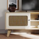 Ver imagem 7 de Rack para Tv até 55 Polegadas Erice com 2 Porta e Pés Babus