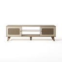 Ver imagem 2 de Rack para Tv até 55 Polegadas Erice com 2 Porta e Pés Babus