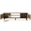 Ver imagem 4 de Rack para Tv até 55 Polegadas Erice com 2 Porta e Pés Babus