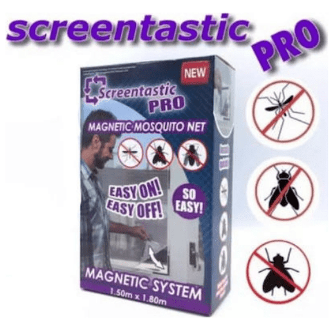 Super Tela Micro Rede Mosquiteira Magnética Janela 150x180