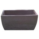 Ver imagem 1 de Vaso Planta 50x25 Jardineira Floreira Polietileno - MARROM CHOCOLATE 020
