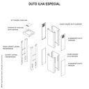 Ver imagem 4 de Duto Especial Preto para Coifa de Ilha 1,4 a 1,6 Metros