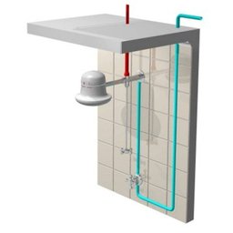Misturador Registro Externo Para Aquecimento Solar ou a Gás 70 cm Forusi - 4
