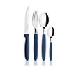 Conjunto De Talheres Inox Tramontina Ipanema 24 Peças - Azul - 23399/191 - 2