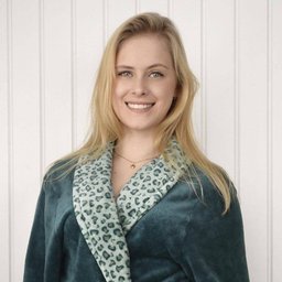 Roupão de Microfibra Sofisticata Manga Longa Onça Esmeralda - Atlântica - Atlântica - 2