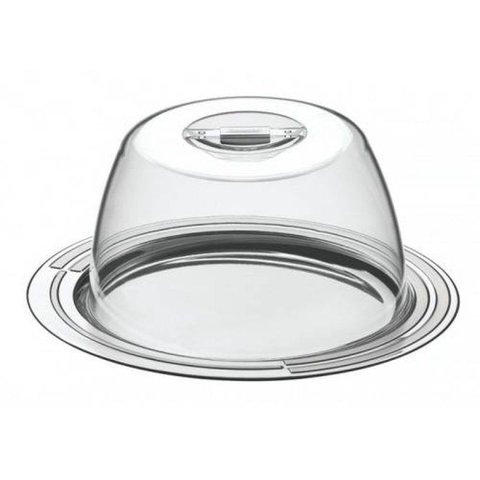 Jogo de Aço - Inox - Porta-queijo e Bolo 2 Peças - Tramontina 64510-670