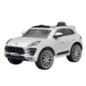 Mini Carro Elétrico Porsche Macan Branca El 12V Bandeirante - 5