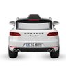 Mini Carro Elétrico Porsche Macan Branca El 12V Bandeirante - 6