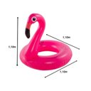 Ver imagem 6 de Bóia Inflável Gigante Redonda Flamingo - Bel Lazer