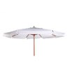 Ombrelone Bagum 2.4m em Madeira e Pvc Bege Bel Lazer - 1