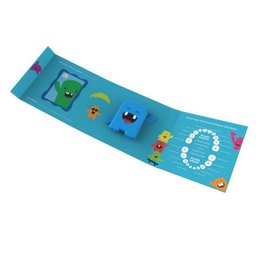 Album infantil para dentes azul premium angie - 5