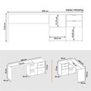 Ver imagem 6 de Mesa Office Nt 2060 - Freijó - Notável