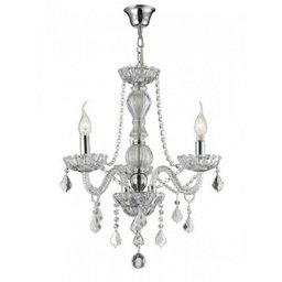 Lustre Candelabro Mini France 3 3xE27 Transparente - 3