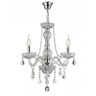 Lustre Candelabro Mini France 3 3xE27 Transparente - 3