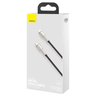 Cabo USB C para iPhone lightning Baseus PD 20W 1 m cafule metal - 5